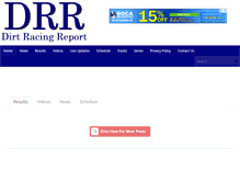 Tablet Screenshot of dirtracingreport.com